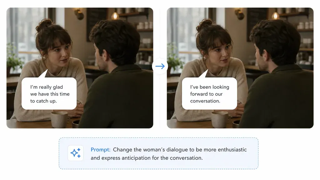 Chat Bubble Text Edit